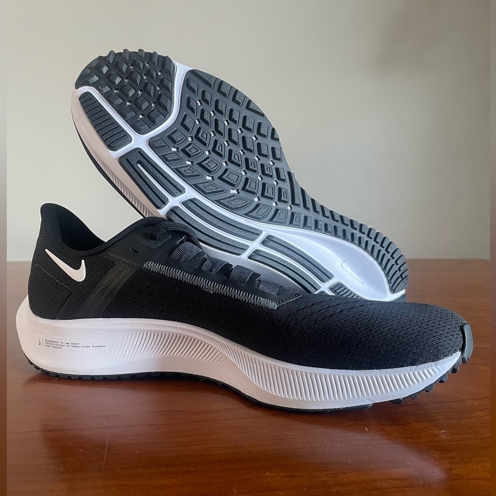 Nike Air Zoom Pegasus 38 (CW7356-002) Black Running Shoes Men’s NWOB - Picture 2 of 5